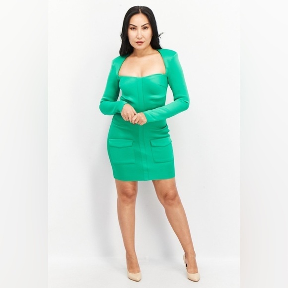 ASOS Green Mini Dress - Picture 7 of 10